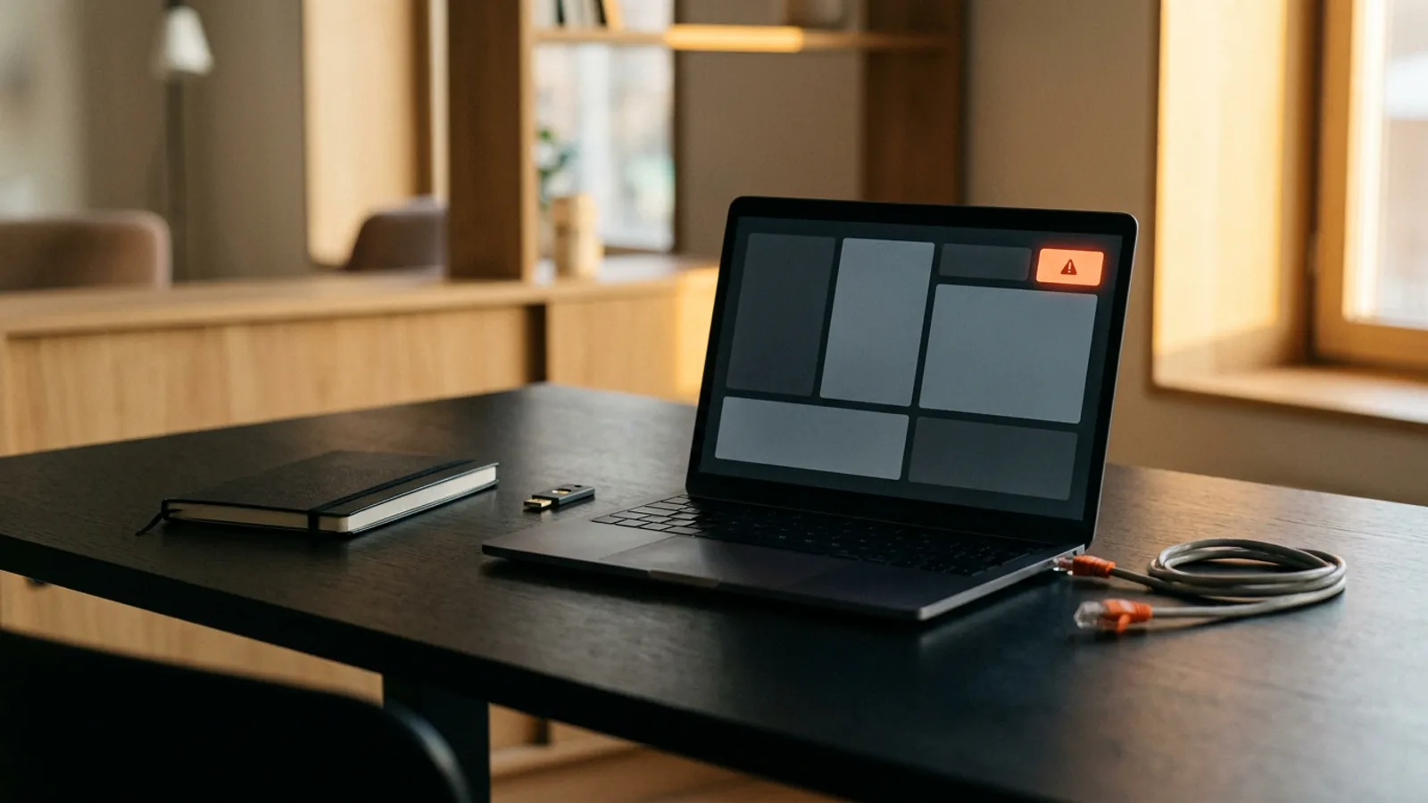 Skjerm med kode og sikkerhetsvarsler under testing av prompt injection i en AI-agent.