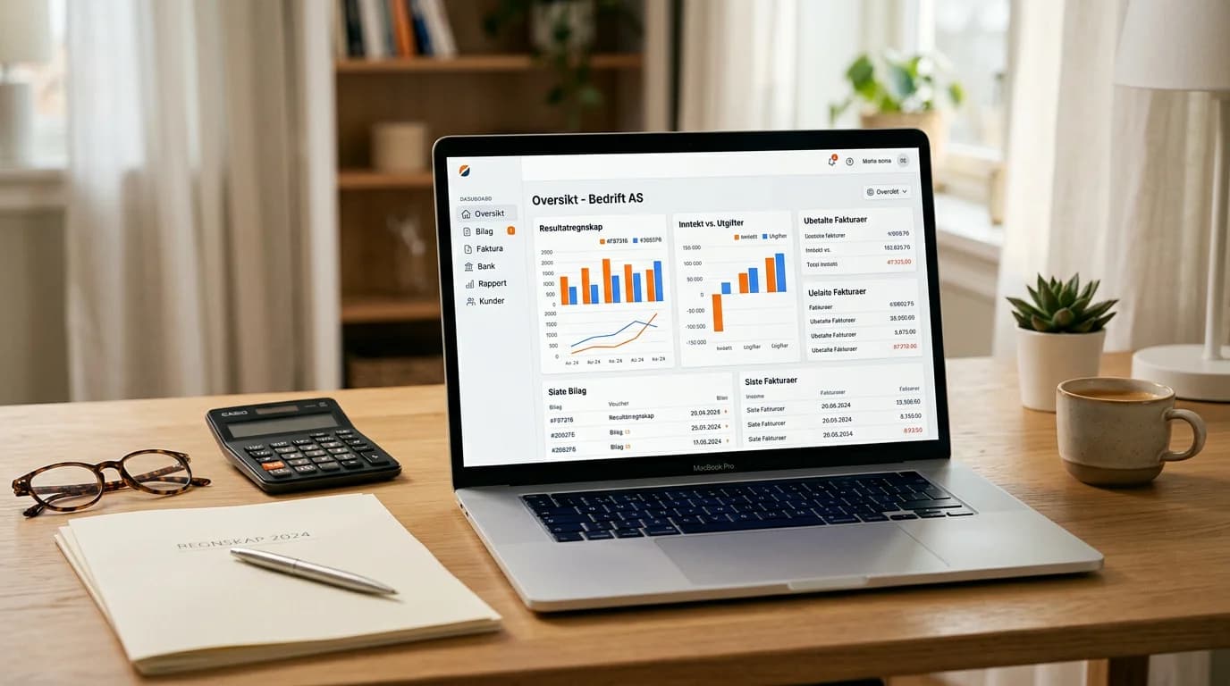 AI-automatisering i norske regnskapsbyrå - bilagsgjenkjenning og automatisk bokføring