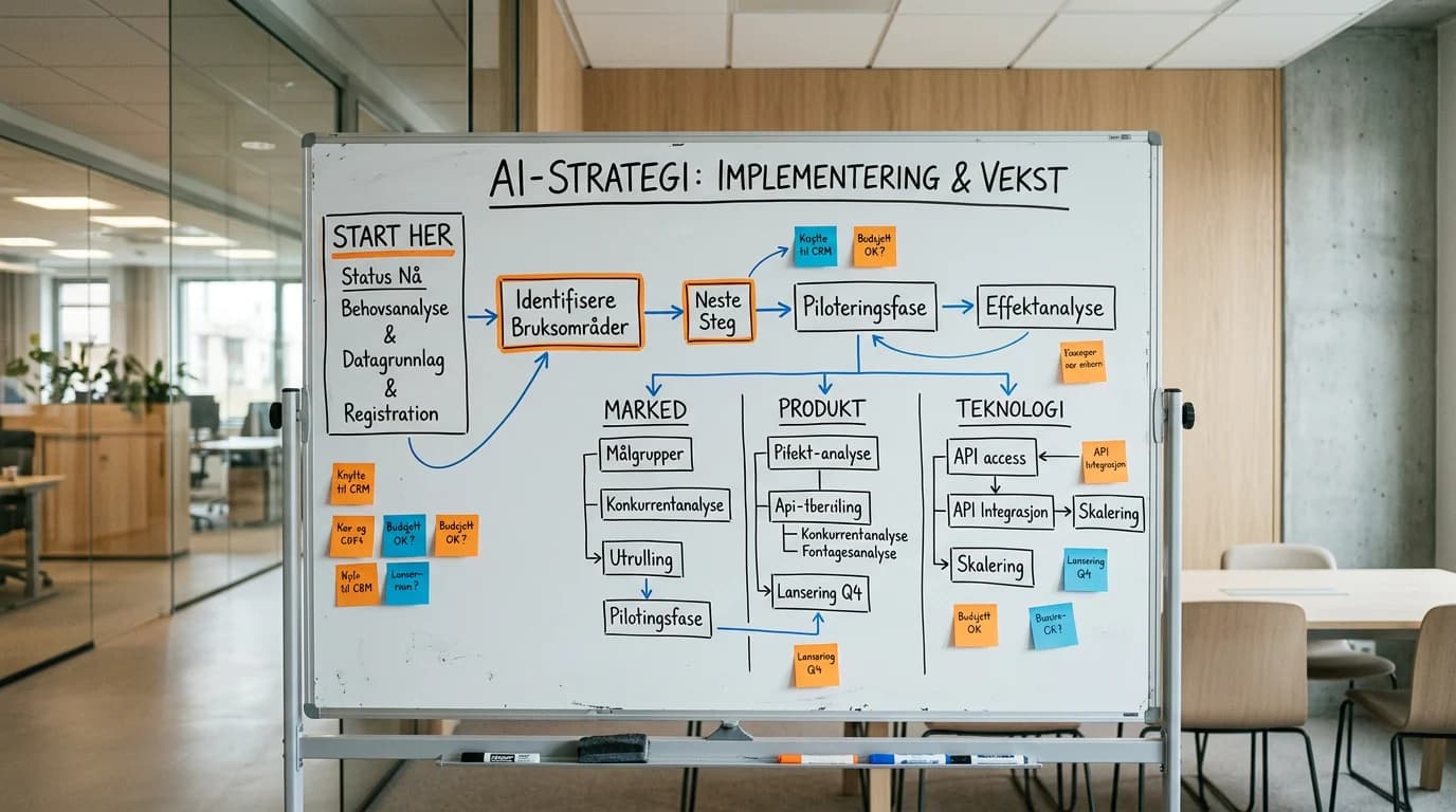 Strategy planning for AI implementation