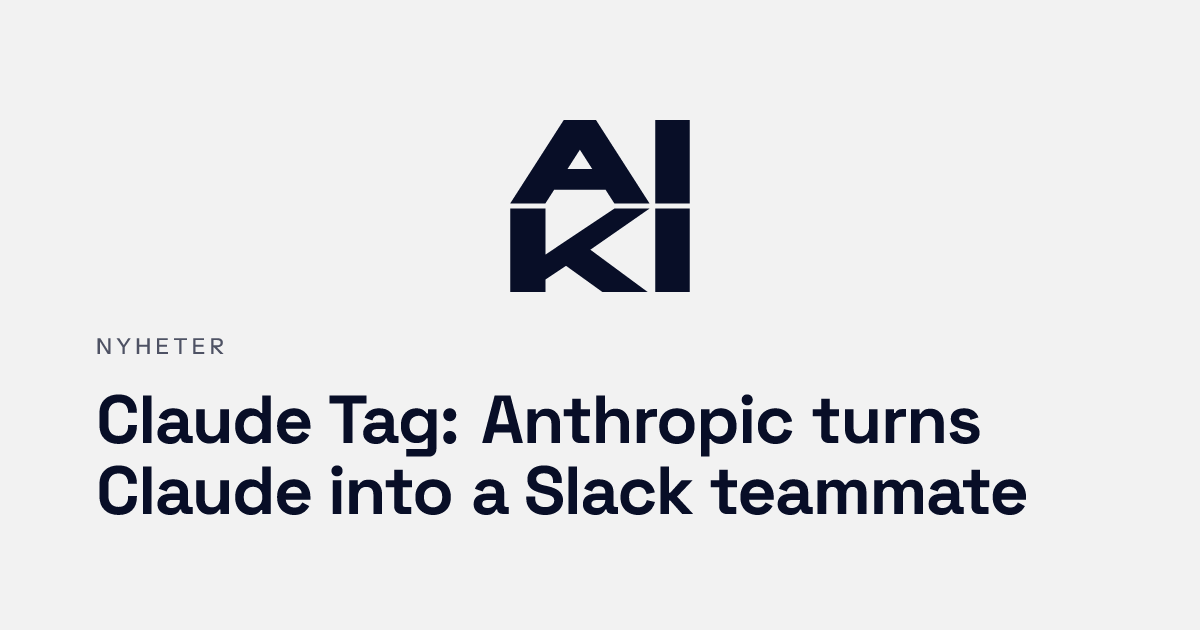 Illustration of Claude as a Slack teammate in a Norwegian office